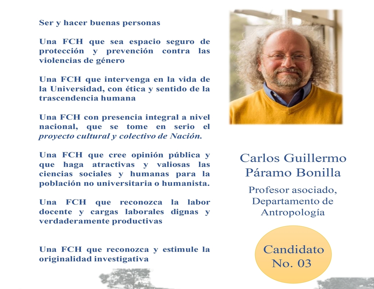 #3 Carlos Guillermo Páramo Bonilla