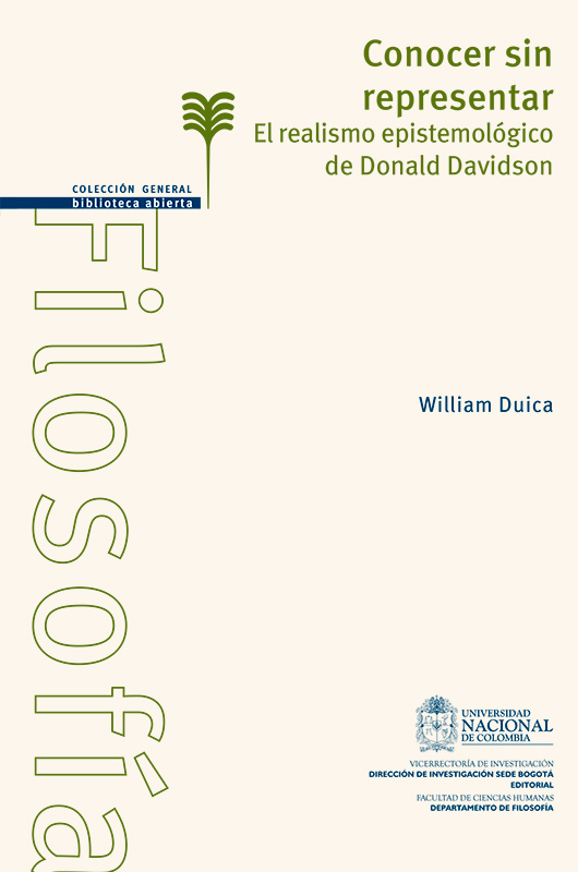 Conocer sin representar. El realismo epistemológico de Donald Davidson