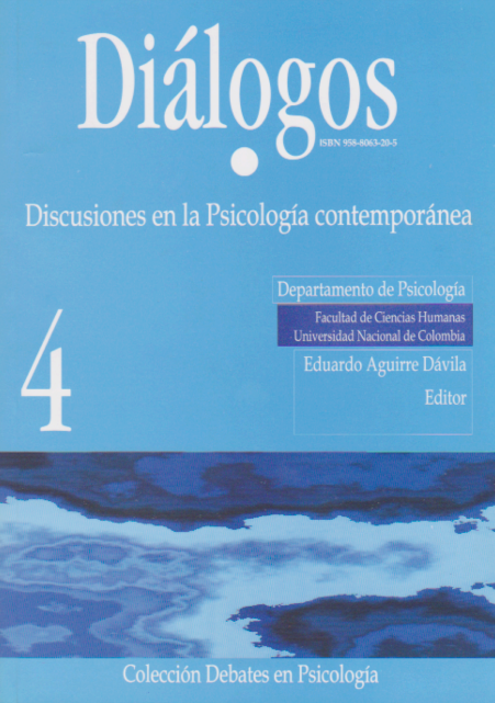 Diálogos: discusiones en la psicología contemporánea No. 4