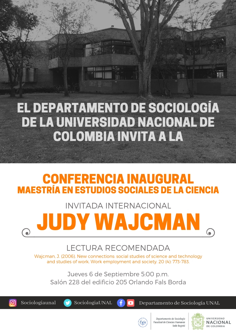 Conferencia Inaugural Maestría en Estudios Sociales de la Ciencia
