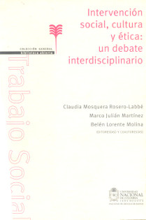 Portada libro intervención social, cultura y ética: un debate interdisciplinario