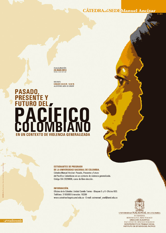 Poster Cátedra Manuel Ancízar Pacífico Colombiano