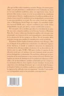 Contraportada libro Más espeso que la sangre: la mentira del análisis estadístico según teorías biológicas de la raza