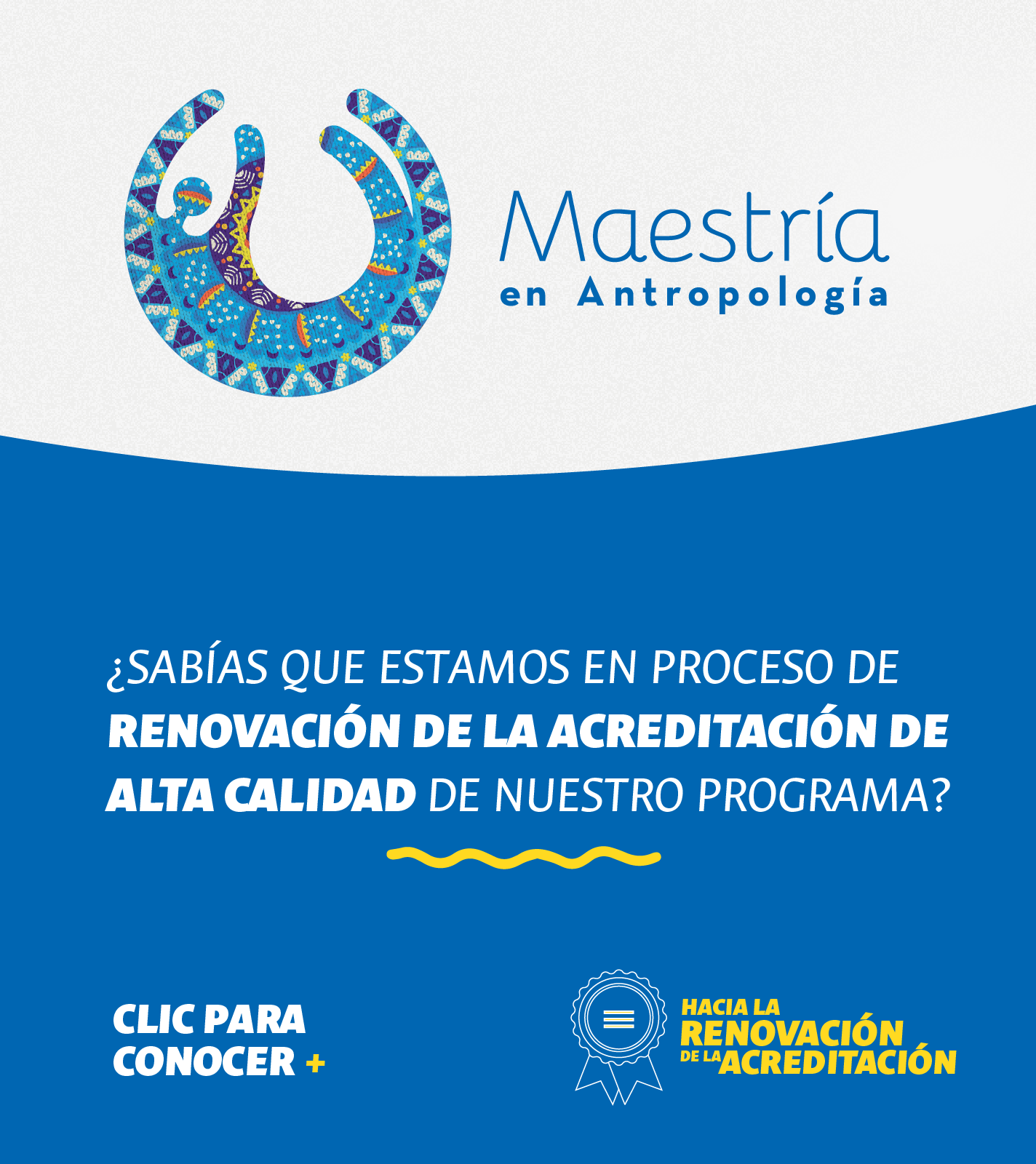 Acreditación maestría en antropología