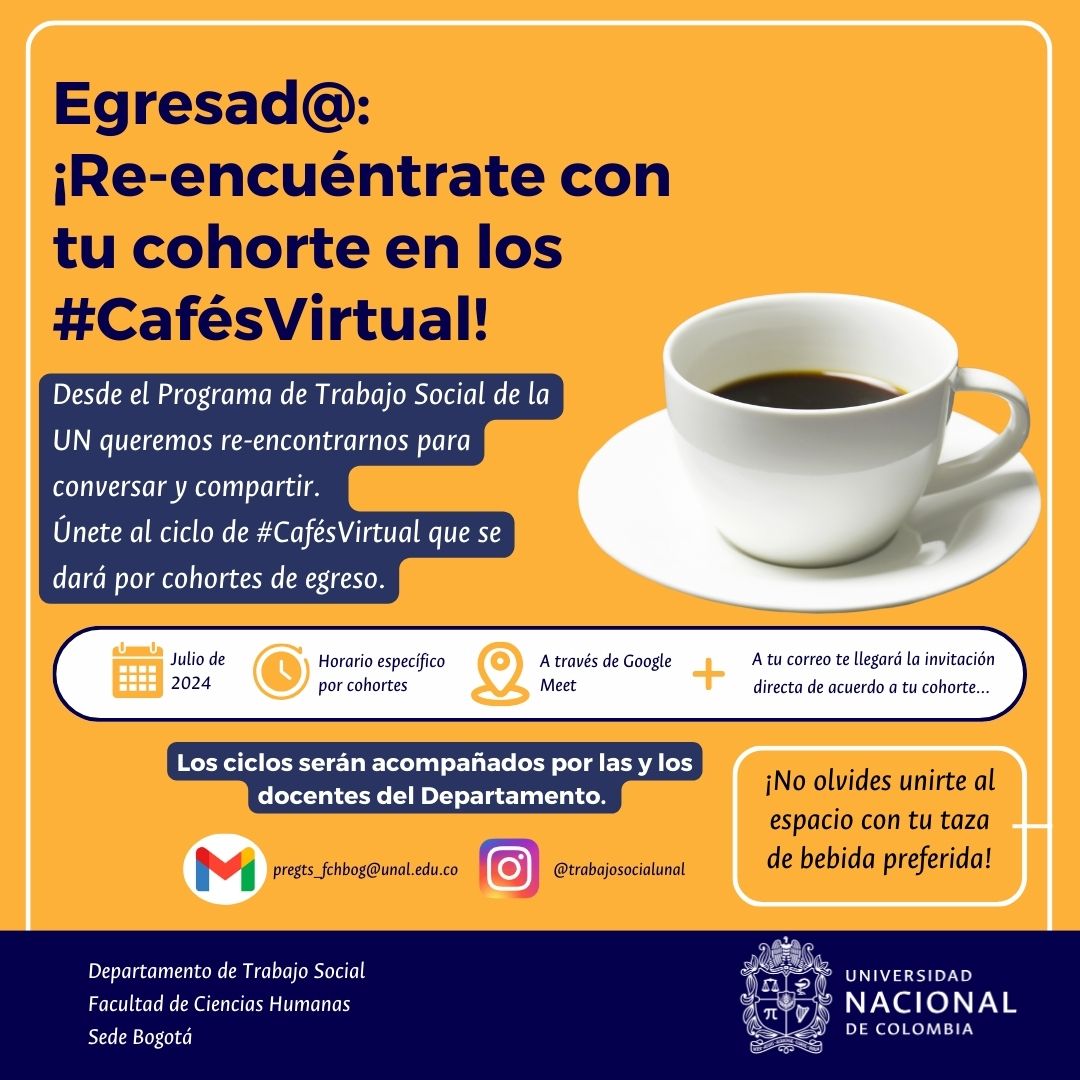 Ciclo de  #CaféVirtual - Trabajo Social