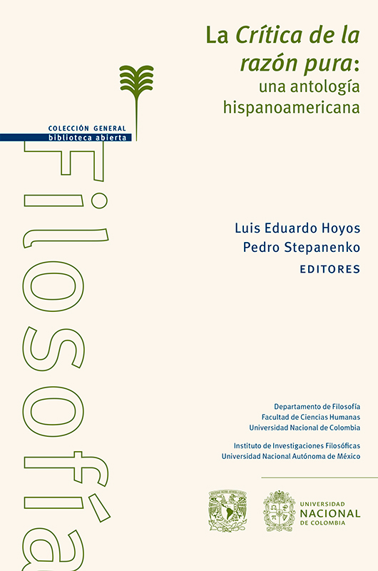 La Crítica de la razón pura: una antología hispanoamericana