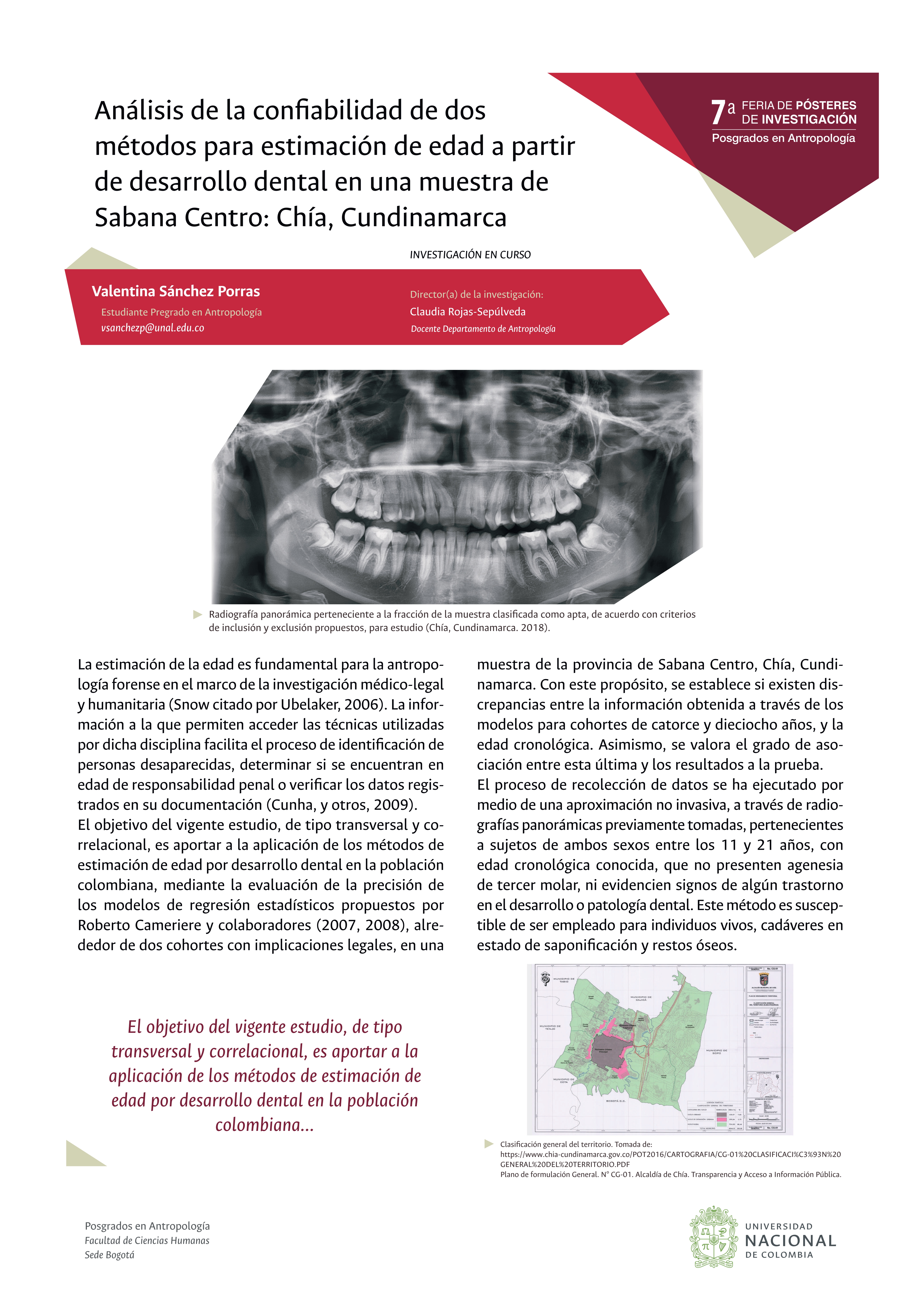 Análisis de la confiabilidad de dos métodos para estimación de la edad a partir del desarrollo dental en una muestra de Sabana Central, Chía