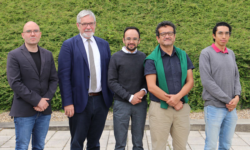 Ludwig Krüger, Prof. Dr. Thomas Sören Hoffmann, Prof. Dr. Andrés Felipe Parra Ayala, Prof. Dr. Luis Eduardo Gama, Luis Ángel Méndez Mogollón.