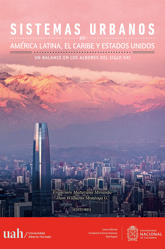 Sistemas urbanos en América Latina, el Caribe y Estados Unidos.