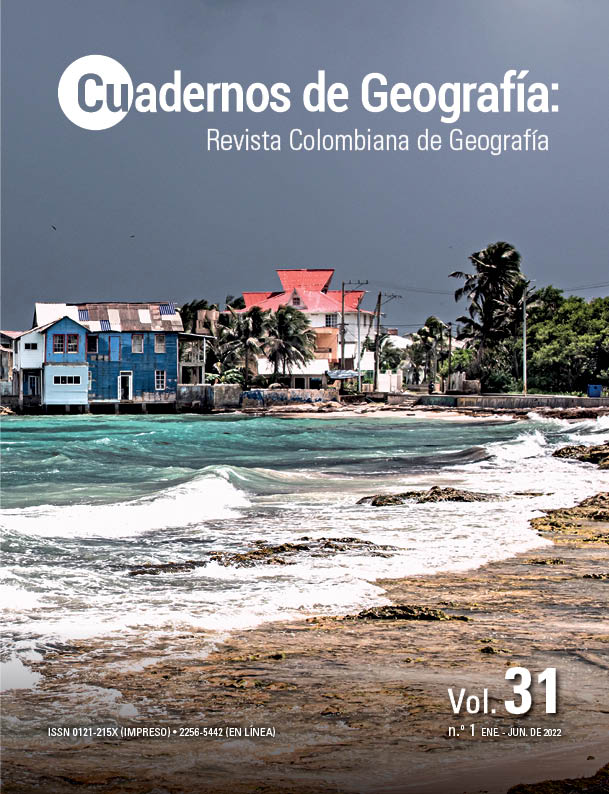 Cuadernos de Geografía: Revista Colombiana de Geografía Vol. 31 (2022)