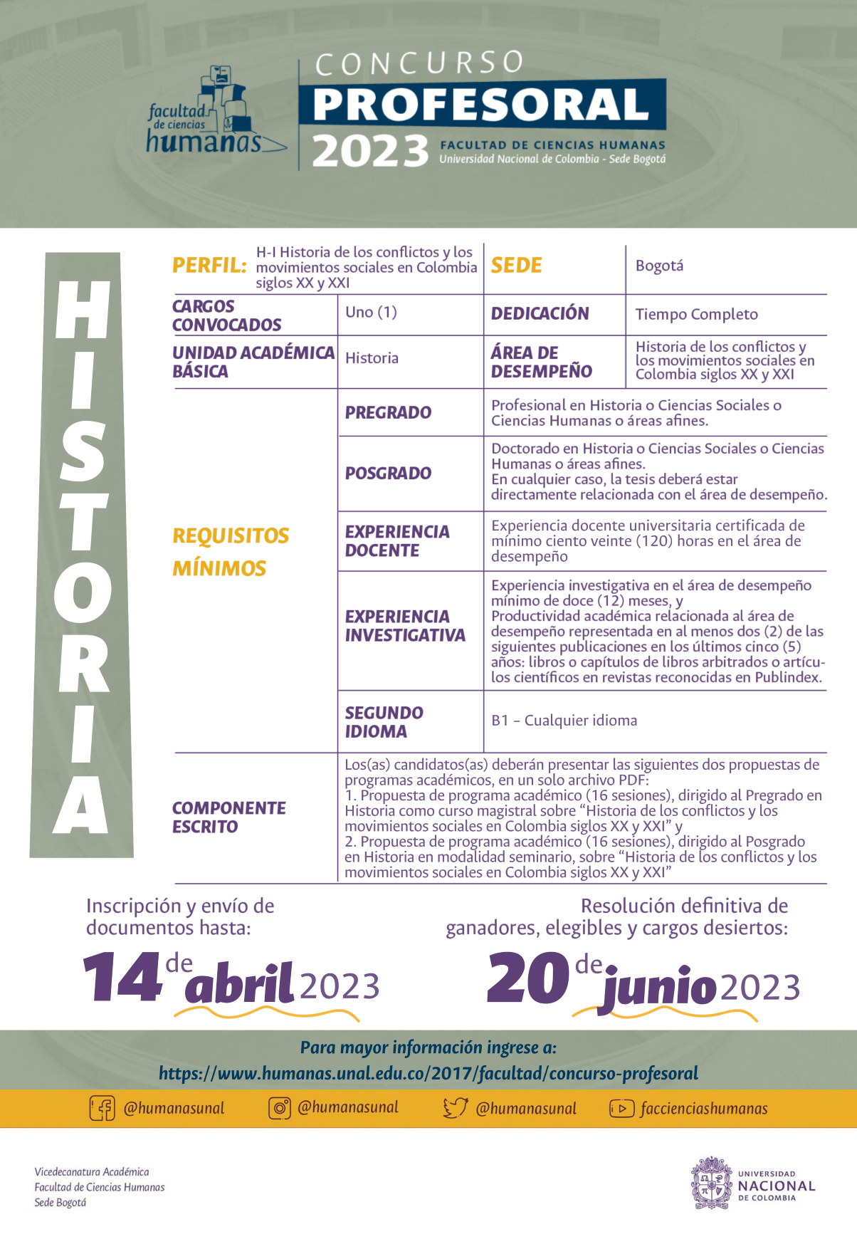 Concurso Profesoral 2023