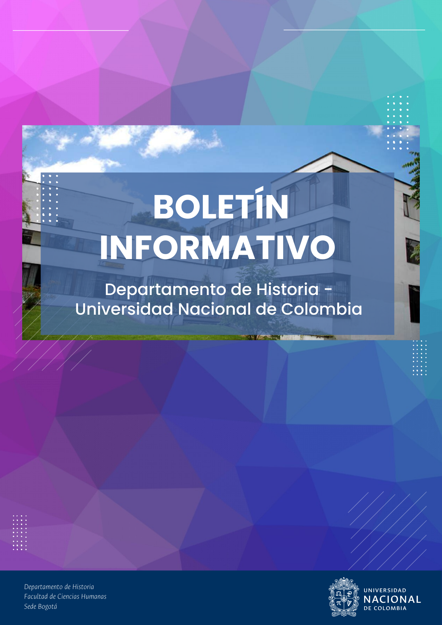 Boletín Informativo Departamento de Historia