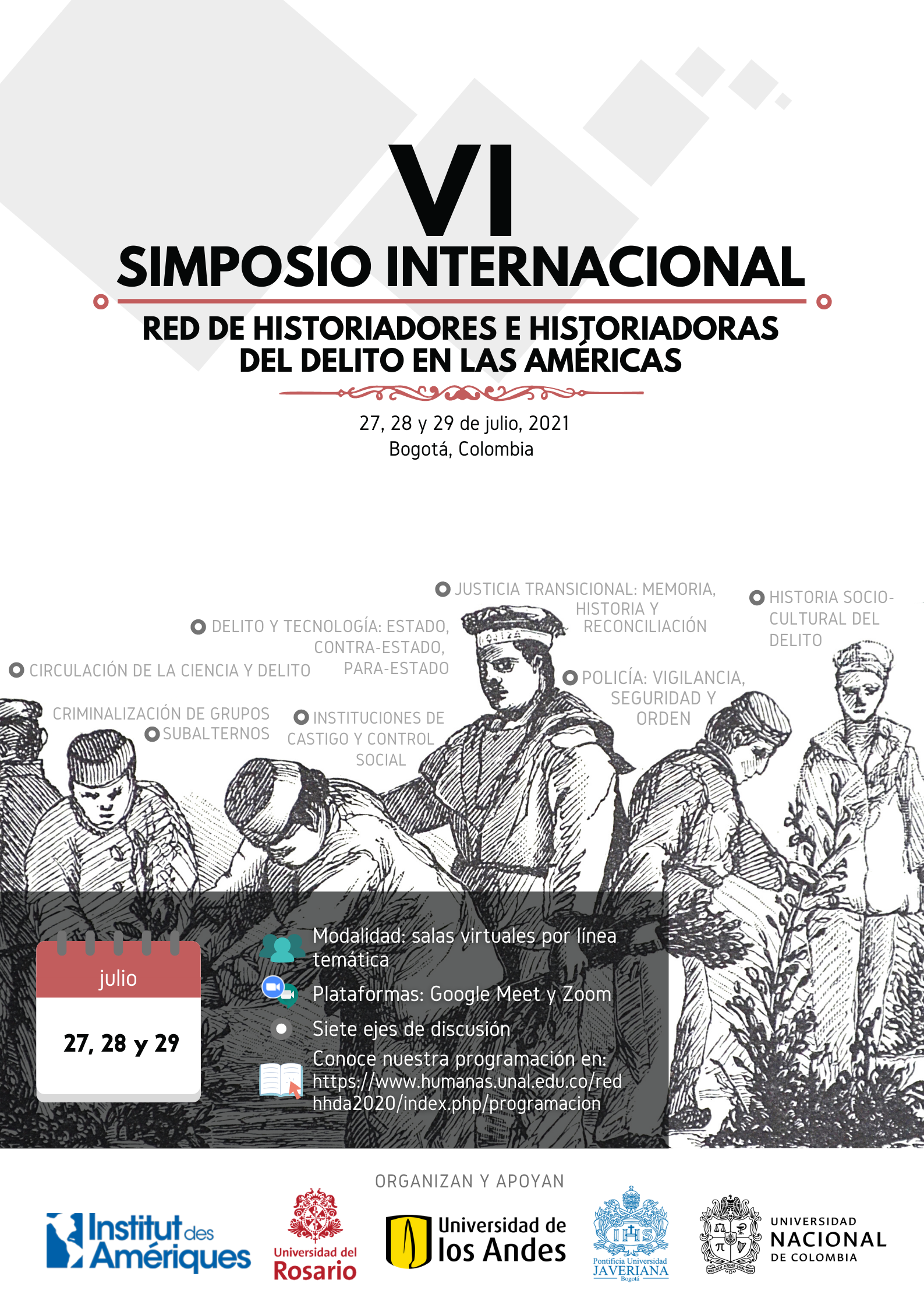 VI Simposio de la Red de Historiadores e Historiadoras del Delito en las Américas