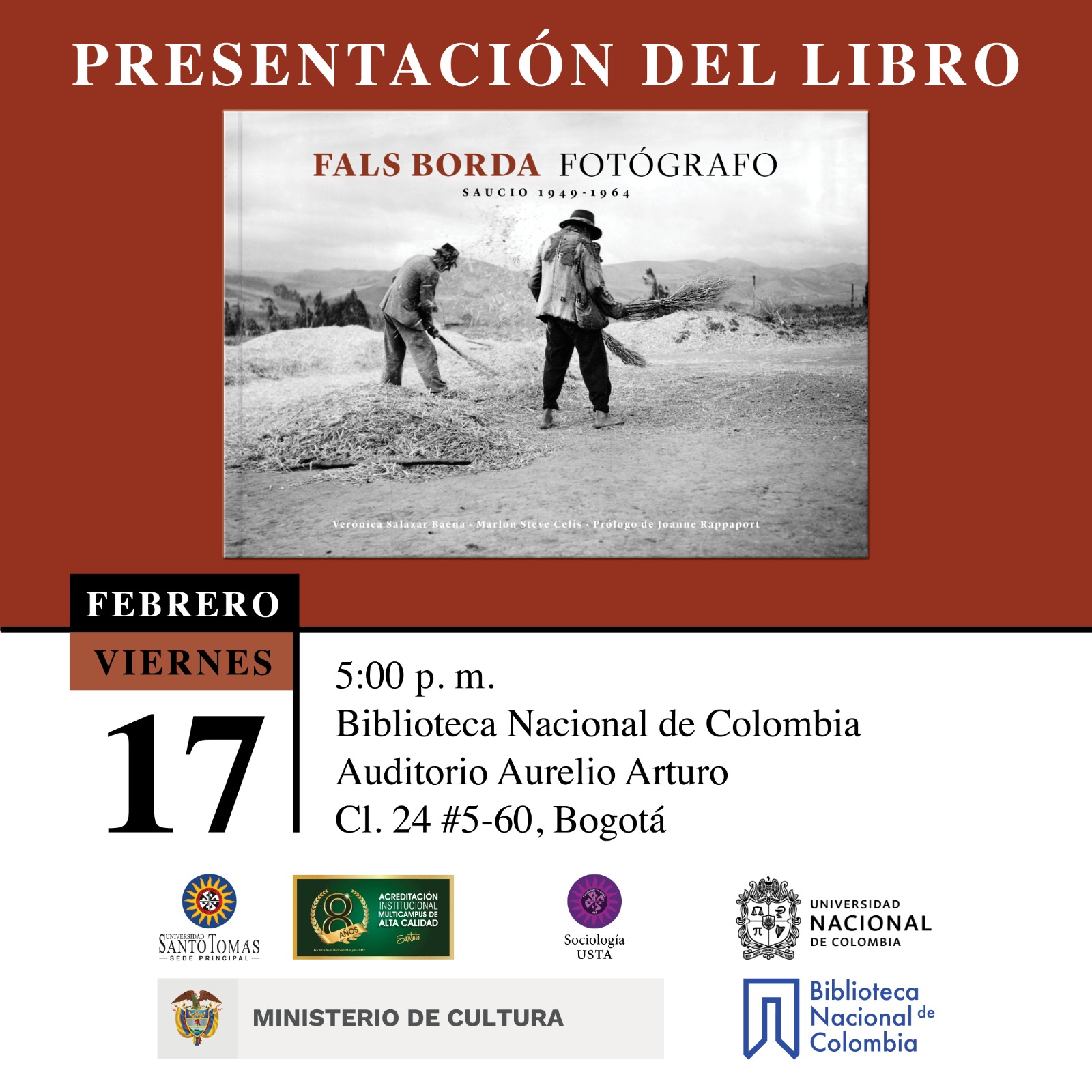 Presentación del libro: Fals Borda fotógrafo