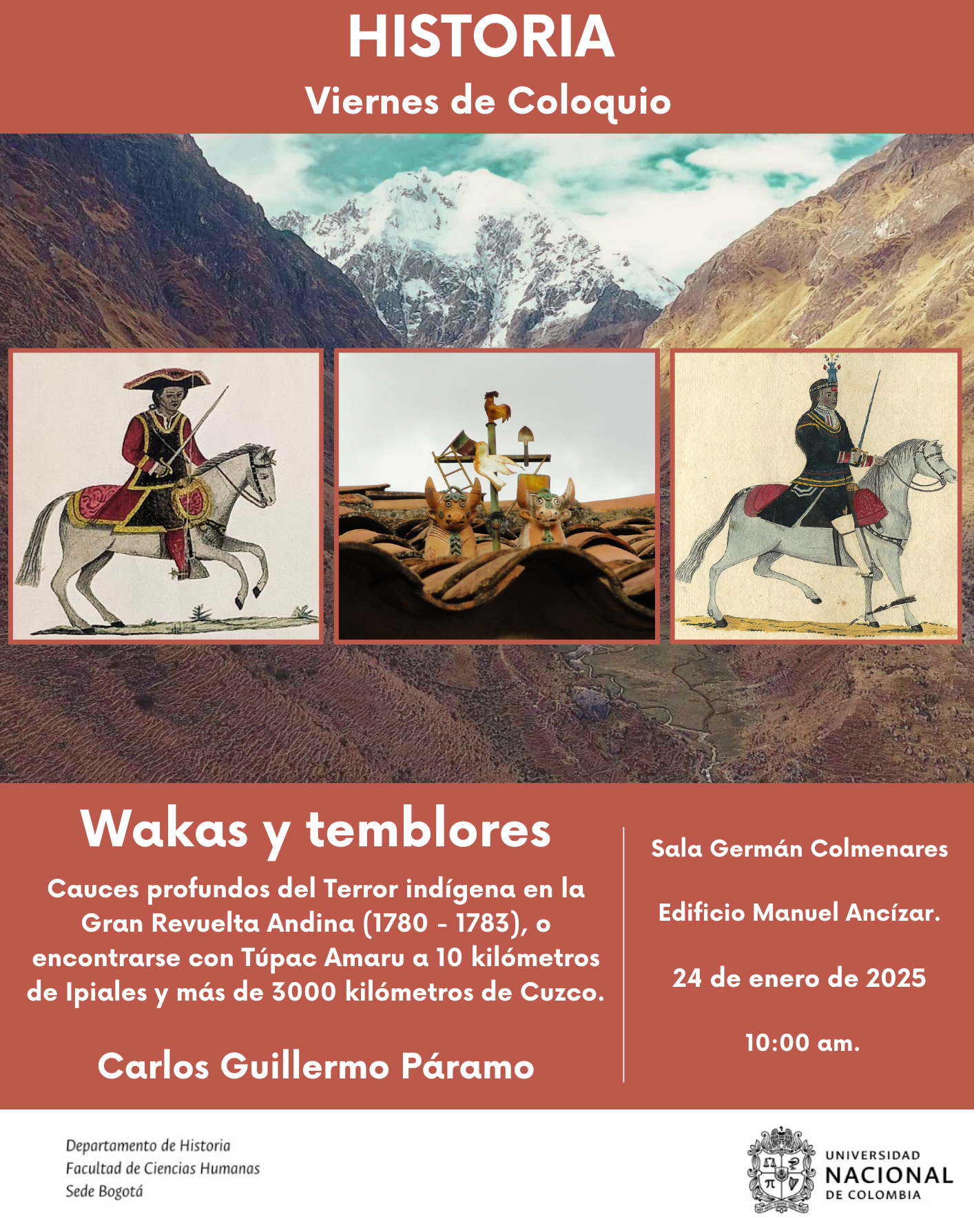 Conferencia: Wakas y temblores