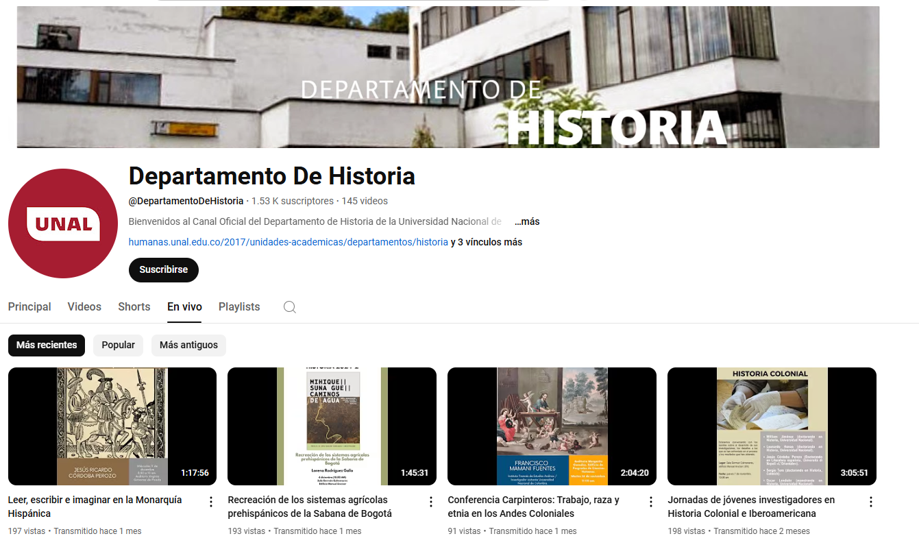 Revisa las transmisiones de nuestros eventos