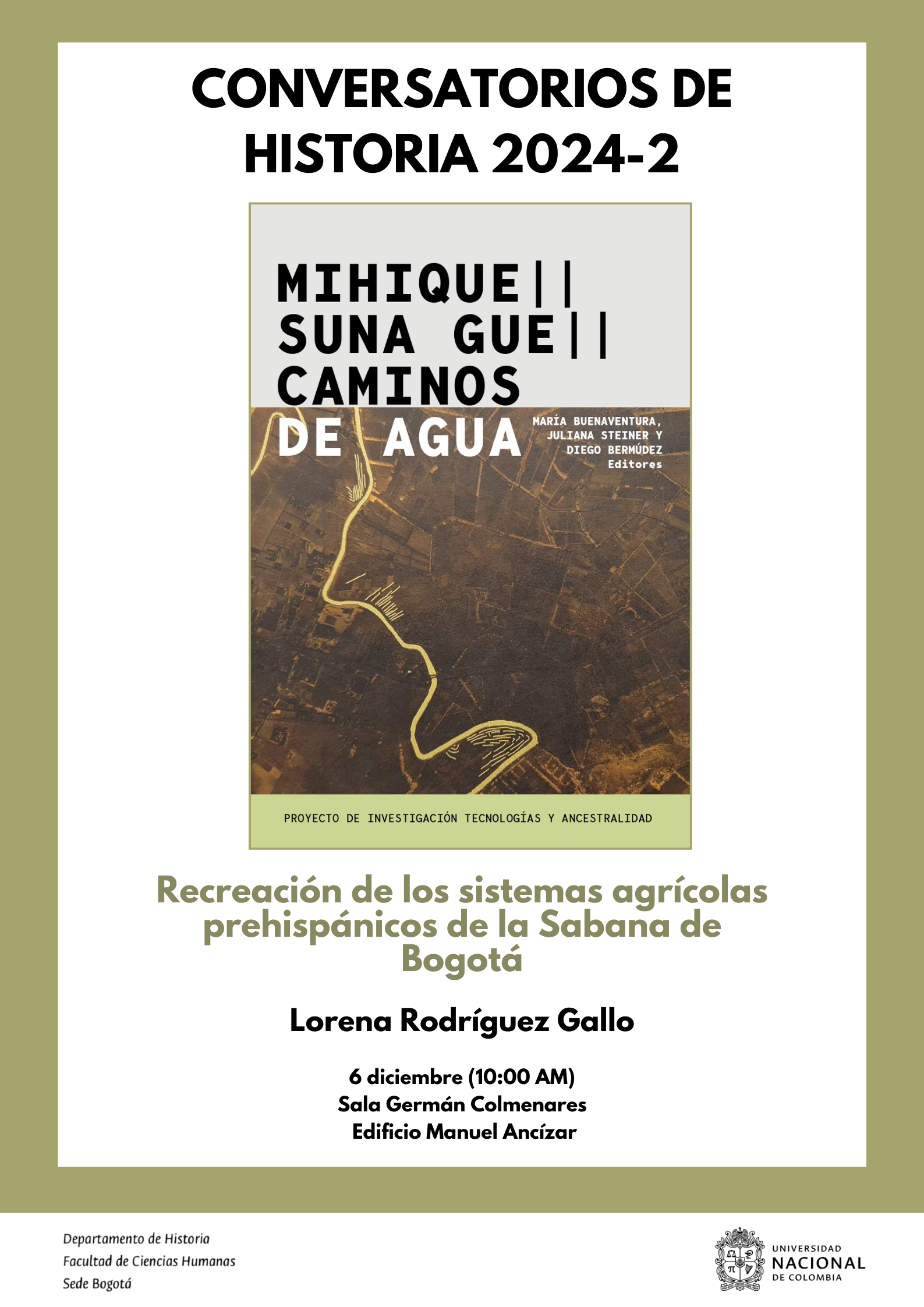 Recreación de los sistemas agrícolas prehispánicos de la Sabana de Bogotá