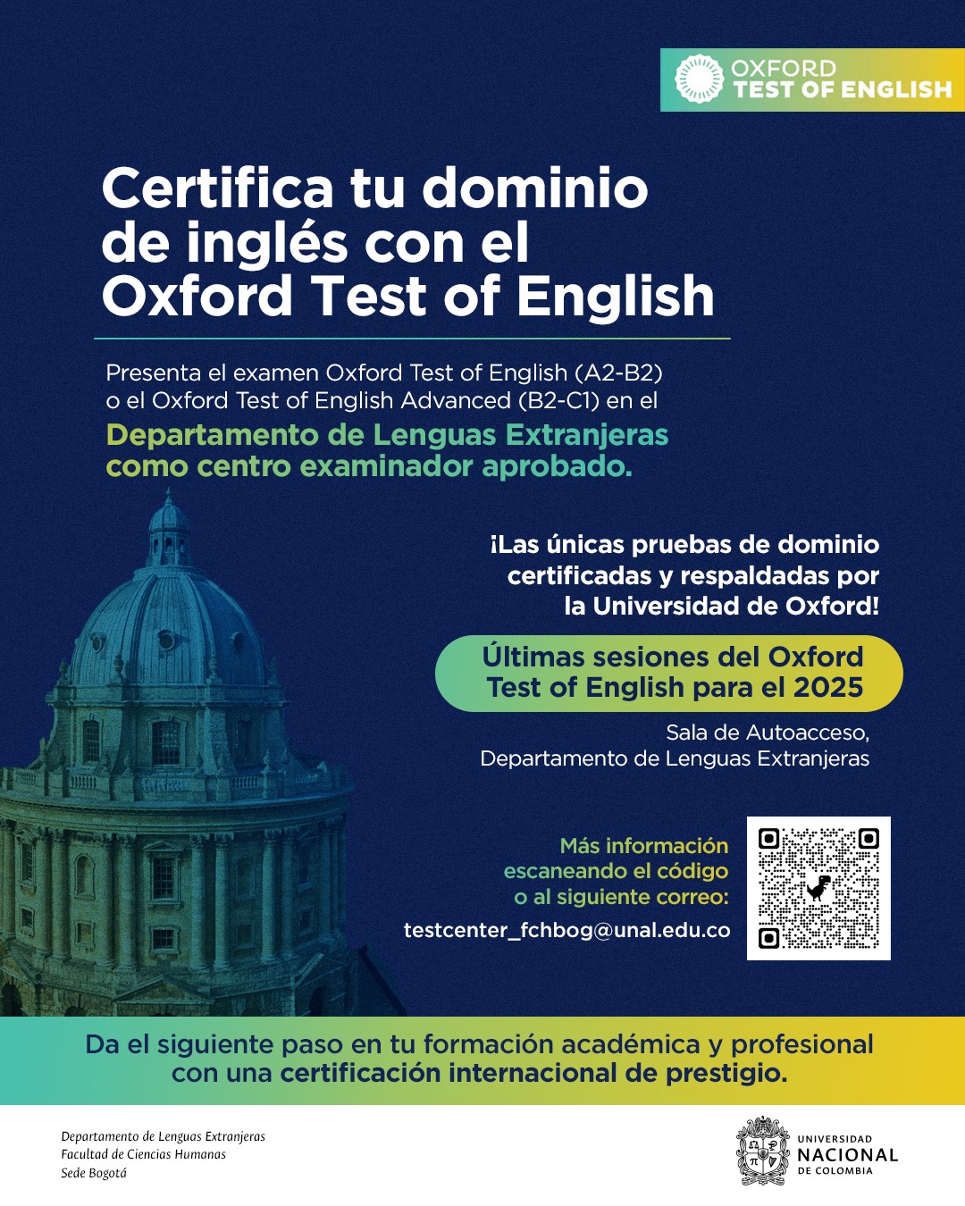 Certifica tu nivel de dominio en inglés 