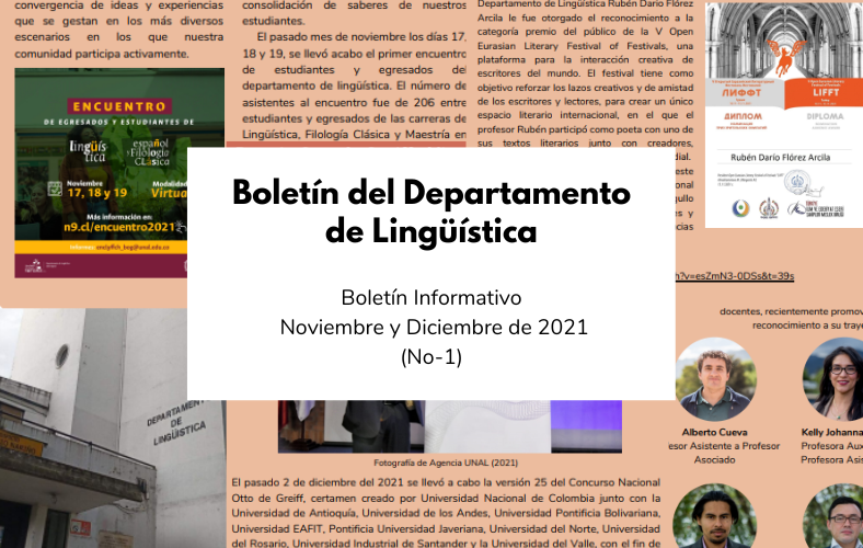 Boletín informativo No. 01