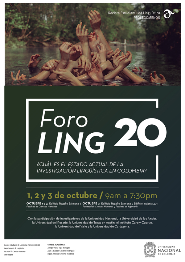 Foro Ling 20 ¿Cuál es el estado actual de la investigación Lingüística en Colombia?