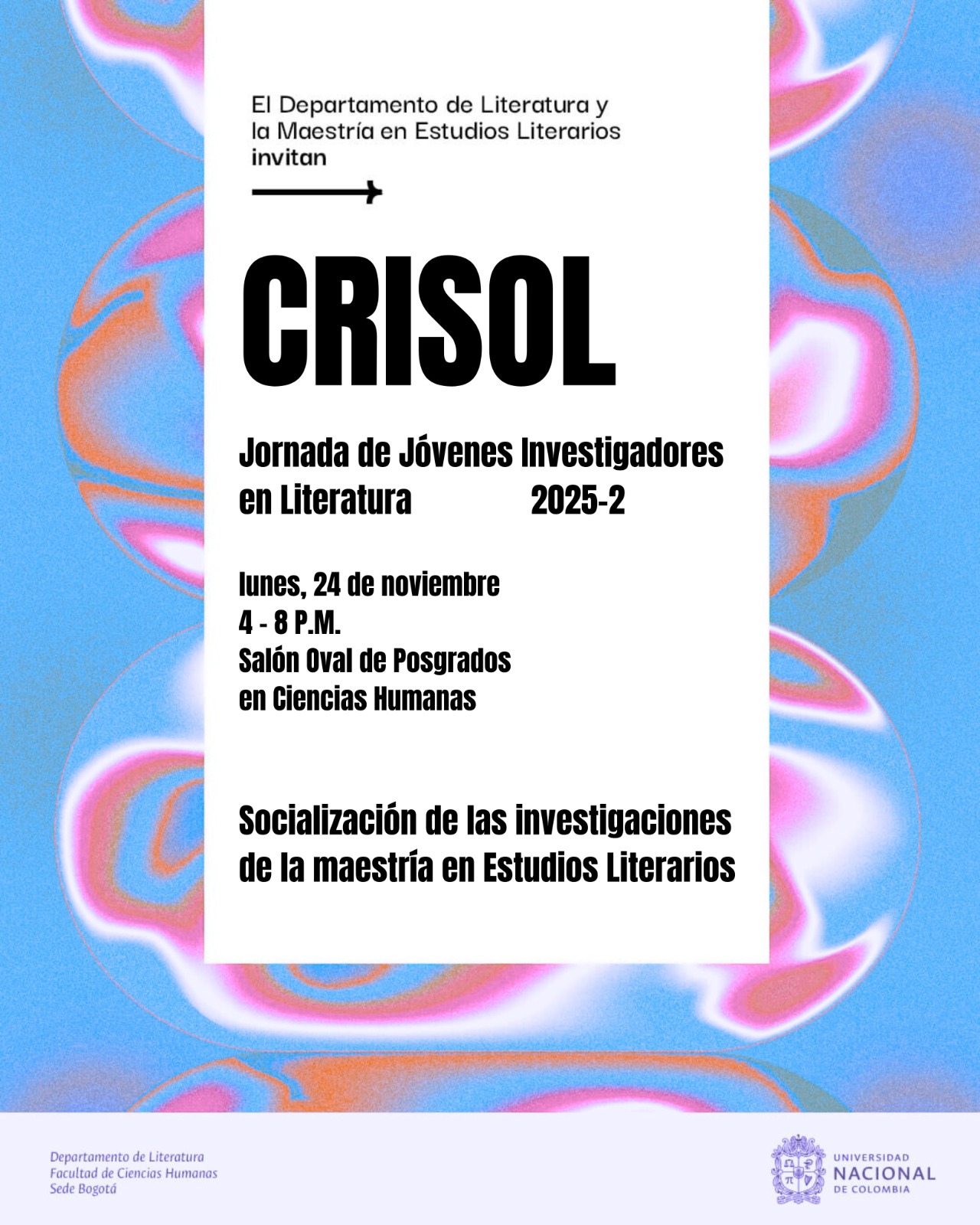 CRISOL. Jornada de jóvenes investigadores en Literatura
