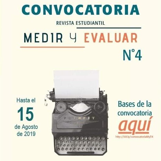 La revista Medir y Evaluar abre convocatoria para recepción de artículos