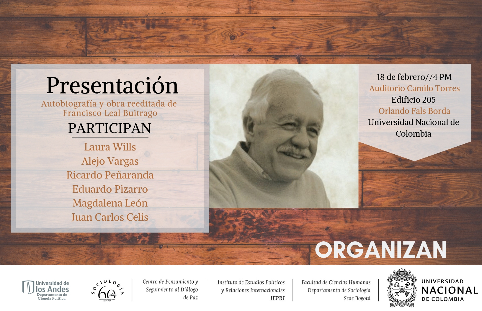 Presentación Obra Completa y Autobiografía de Francisco Leal Buitrago