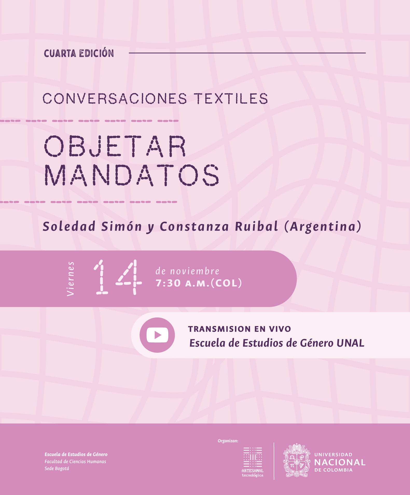  Conversaciones Textiles · Objetar mandatos
