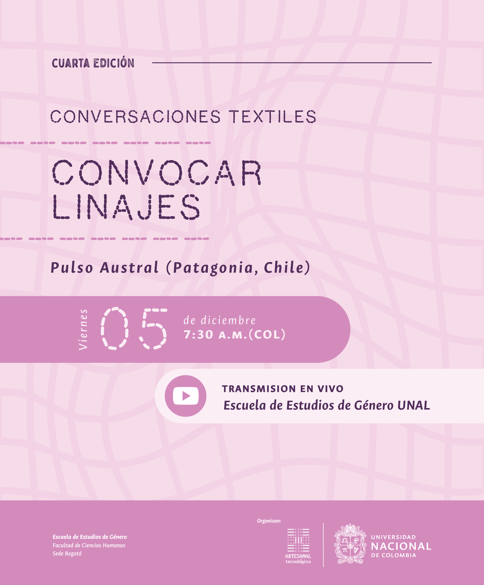  Conversaciones Textiles · Convocar linajes