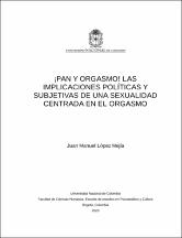 ¡Pan y Orgasmo! Las implicaciones políticas y subjetivas de una sexualidad centrada en el orgasmo