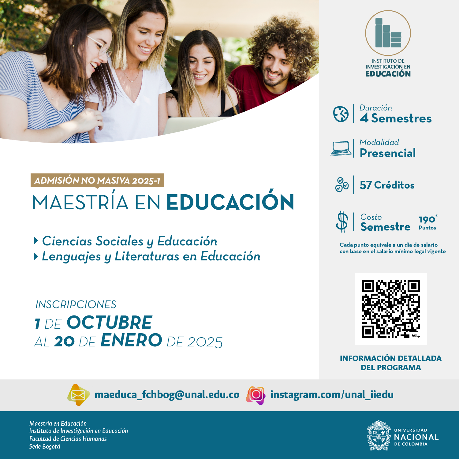 Admisión no masiva 2025-1