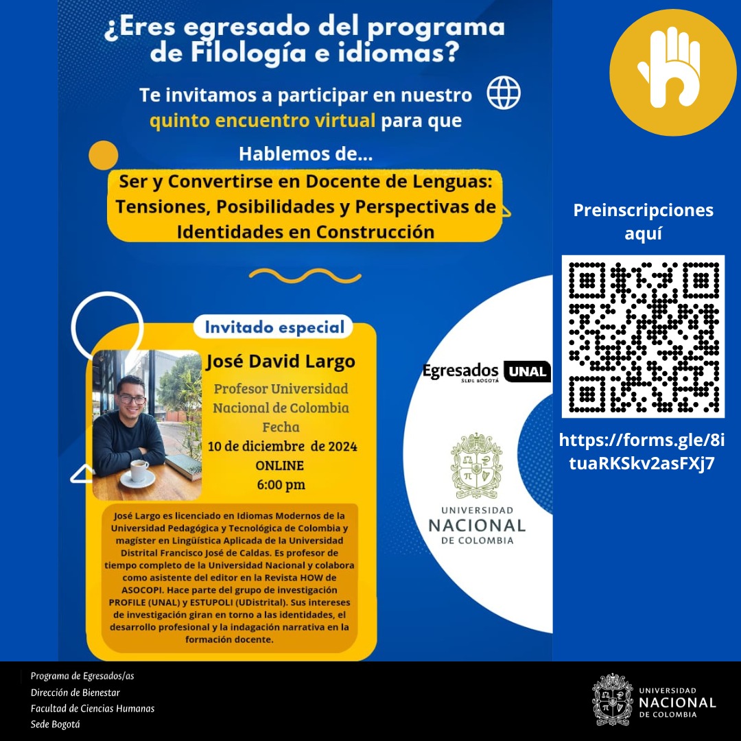 Quinto Encuentro virtual de Egresados - Departamento de Lenguas Extranjeras FCH