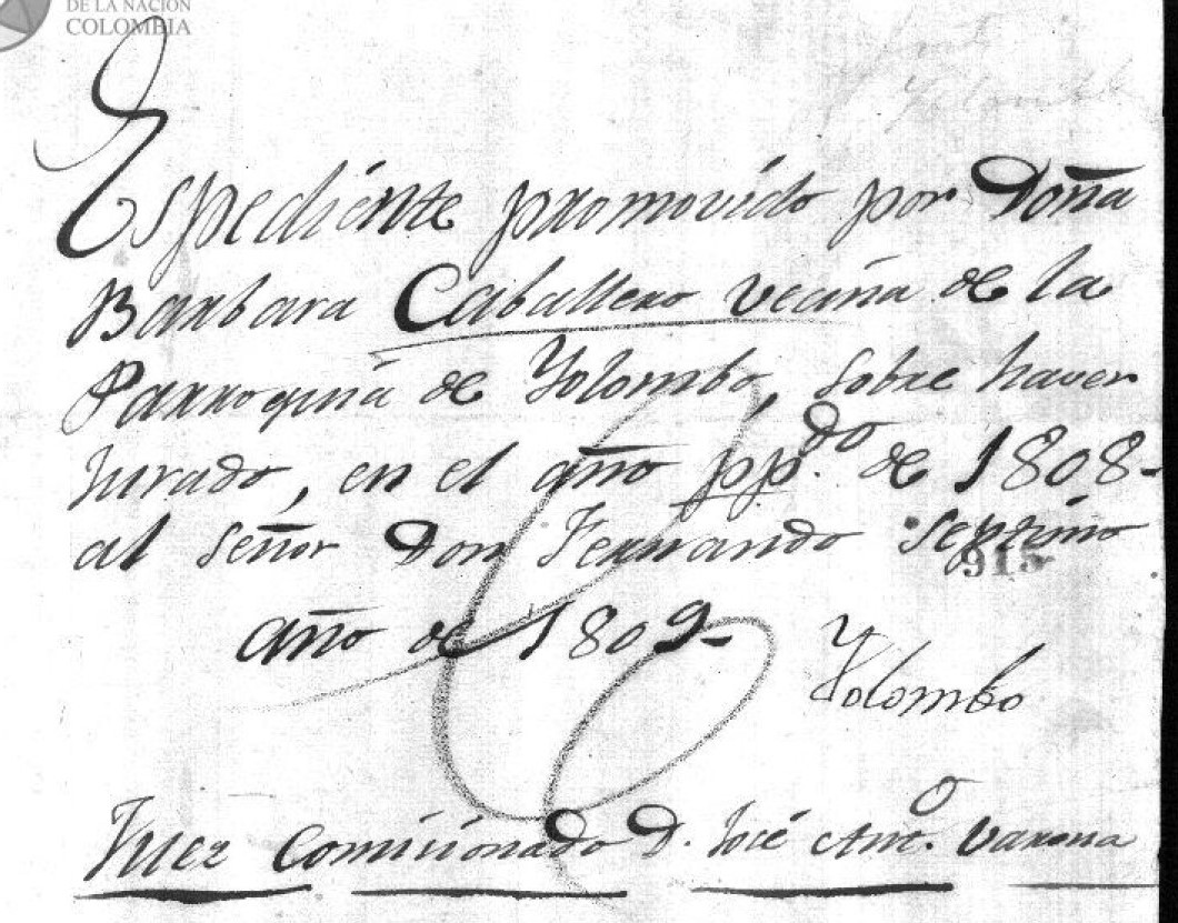 Bárbara Caballero desde Yolombó